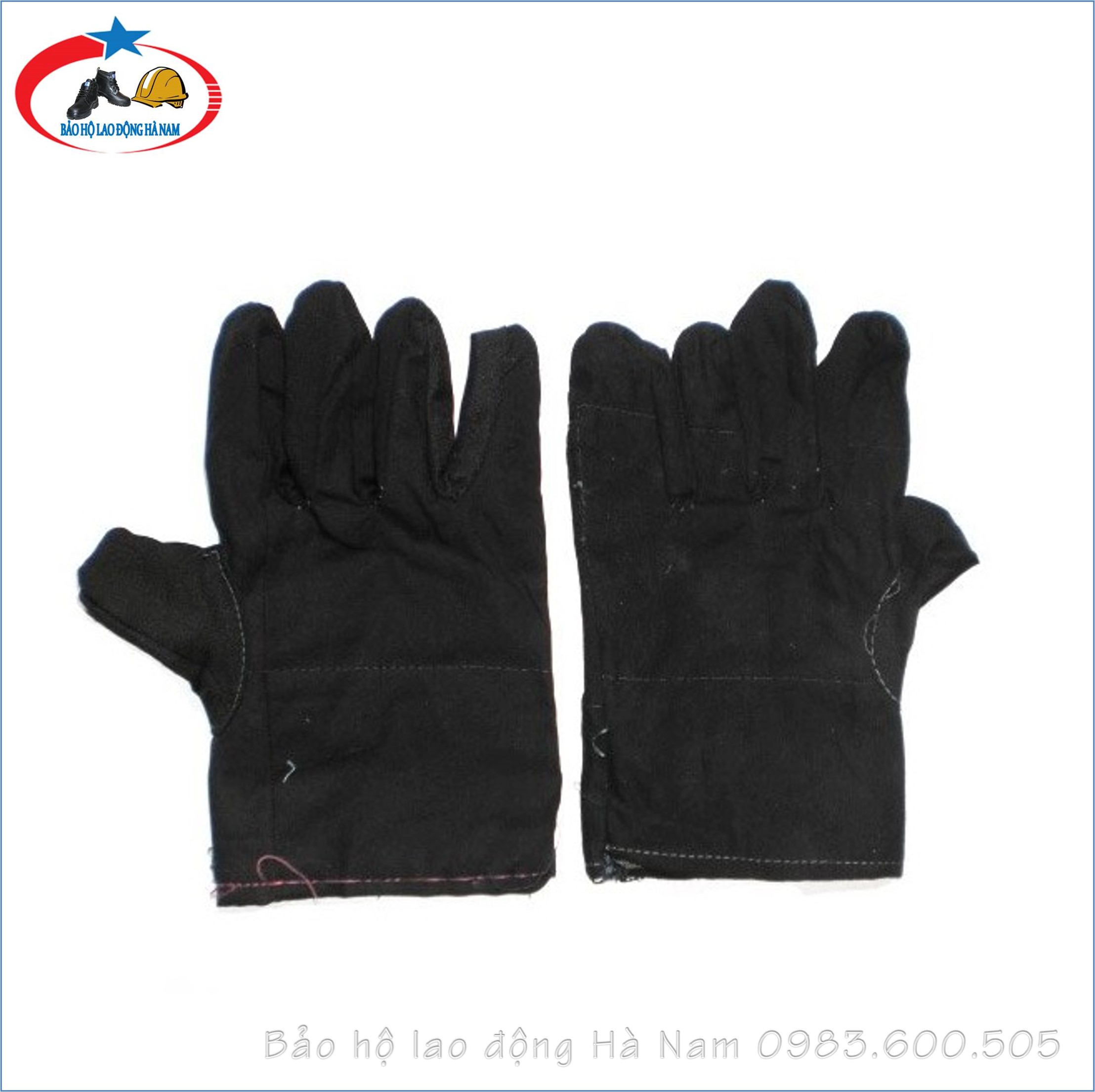 Găng tay vải bạt bảo hộ Mẫu GT02